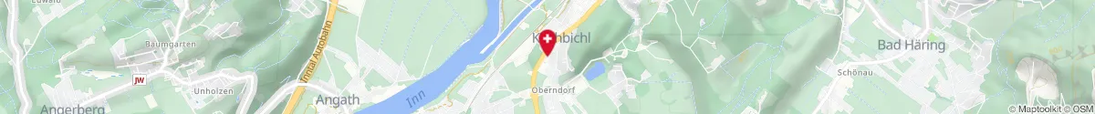 Kartendarstellung des Standorts für Apotheke Kirchbichl in 6322 Kirchbichl